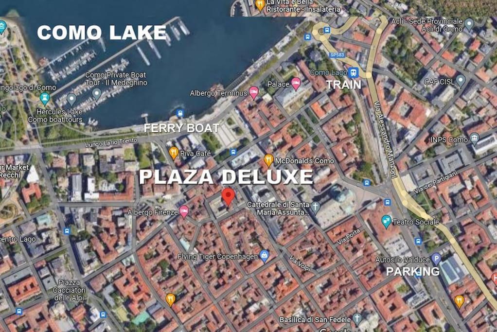 Plaza Deluxe Modern Center House - View Como Lake - Top Privacy エクステリア 写真